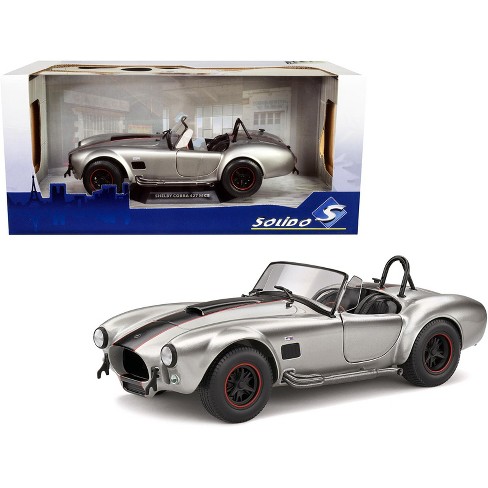 Uafhængig thespian At blokere 1965 Shelby Ac Cobra 427 Mkii Custom Silver Metallic With Red And Black  Stripes 1/18 Diecast Model Car By Solido : Target