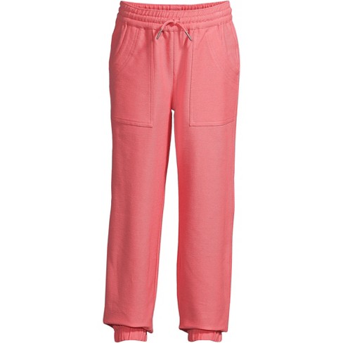 Lands' End Girls Iron Knee Pull On Jogger Pants - Small - Wood