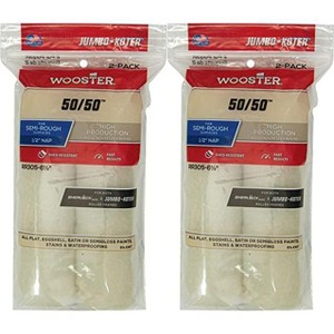 Wooster Genuine 6.5" Jumbo-Koter 50/50 1/2" Nap 2 Sets Of 2-Pack Roller Cover # RR305-6.5-2PK - 1 of 1