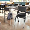 Flash Furniture HERCULES Student Desk with Open Front Metal Book Box, Desktop, and Frame and Heavy-Duty Flex Comfort Classroom Stack Chair - 2 of 4