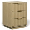 Heynemo 3-Drawer Low Storage Cabinet, Compact Modern Dresser for Bedroom, Living Room, or Entryway - 4 of 4
