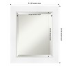 Amanti Art Sloped Beveled Framed Bathroom Vanity Wall Mirror - 3 of 4