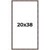 PosterPalooza | 20x38 Bamboo Picture Frame, UV Acrylic, 4 Finishes - Brown, Black, Gold, and Natural - 2 of 4