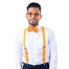 Dress Up America Neon Suspenders Set for Adults - Bow-tie, Glasses and Suspenders Set - 2 of 3