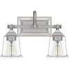 Quoizel Lighting Nicholas 2 - Light Vanity in  Brushed Nickel - 2 of 4