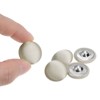 Unique Bargains Cloth Covered Aluminum Sewing Buttons 20 Pcs - 4 of 4