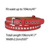 Allegra K Women's PU Leather Metal Buckle Skinny Hollow Grommet Waist Belts - 3 of 4