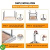 Equipment Grill Stand Table | Stainless Steel 36"x30"x24" | 1000 lbs Top Shelf 220 lbs Bottom Shelf - 4 of 4
