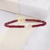 Ross-Simons 26.00 ct. t.w. Ruby Bead Bracelet With 10mm Cultured Pearl in 14kt Yellow Gold - 3 of 4