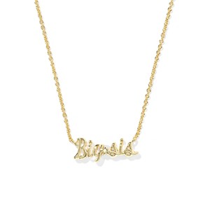 Kendra Scott 14K Gold Over Brass Big Sis Pendant Necklace - Gold - 1 of 4