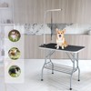 VisioGear Pet Grooming Table Arm with Clamp, Foldable Pets Grooming Stand for Medium and Small Dogs, Black, 36"*24"*62.8" - 2 of 4