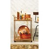 Wood & Glass Gold Finish Bar Cart - Threshold™ - image 3 of 4