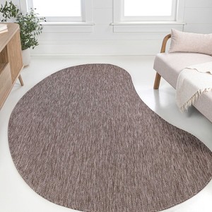 JONATHAN Y Evan Modern Rustic Organic Curve Indoor/Outdoor Area Rug - 1 of 4