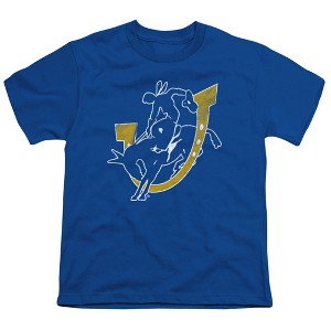 Southern Arkansas University Distressed Primary Kids T-Shirt For Youth Royal Blue - 1 of 4