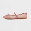 Women’s Rosa Mesh Bow Mary Jane Flats – A New Day™ Pink - 2 of 3