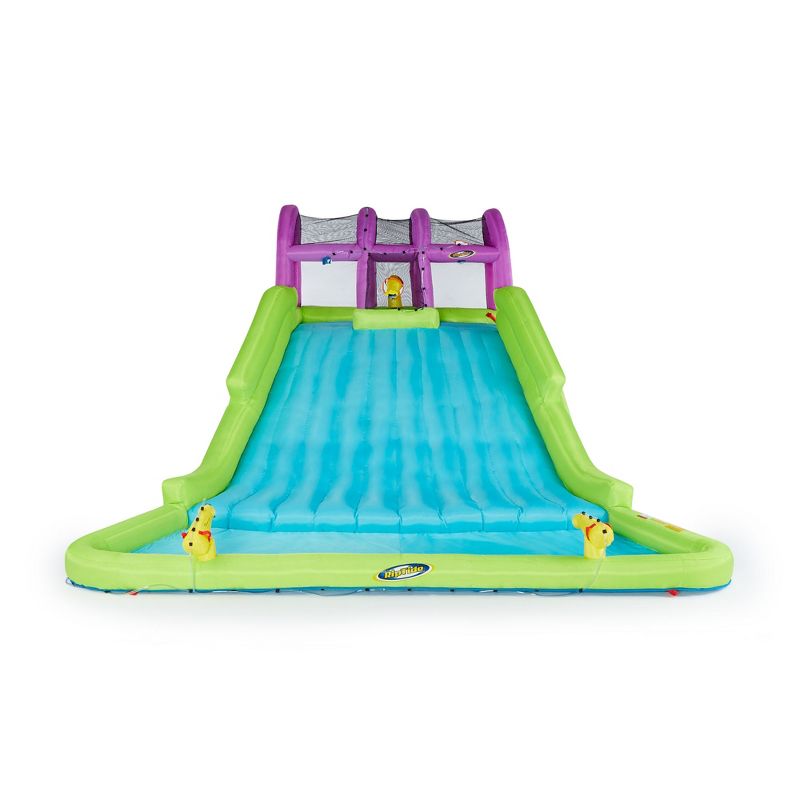 Kahuna Mega Blast Inflatable PVC Backyard Kids Pool and Slide Water Park with 3 Water Cannons, Splash Pool, Double Wide Slide, and Climbing Wall, 2 of 7