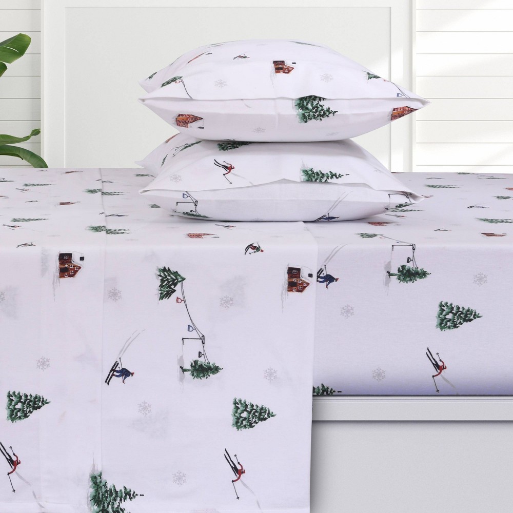 Azores Home King Aspen Cotton Flannel Extra Deep Pocket Sheet Set