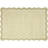 9x12 Beige Abstract Area Rug, Machine Washable Non-Slip Low Pile Carpet, Stain-Resistant Easy-Clean No-Shedding Rug for Dining, Bedroom, Living Room - 2 of 4