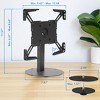 Mount-It! Universal Tablet Stand with Tilt, Anti-Theft Retail iPad POS Kiosk Stand, Fits Tablets from 9.7" to 13" Screen Size, 90 Rotation, Black - 3 of 4