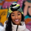 Dalix Butterfly Embroidered Beanie Insect Warm Winter Knit Hat for Women - 4 of 4