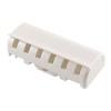 Unique Bargains 6 Capacity Plastic Wall Mount Stand with Sticker Toothbrush Holder 5"x 1.5" x 2"(L*W*H) White 1 Pc - 3 of 3