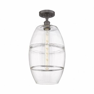 Vaz - 1 Light Semi-Flush Mount In Industrial Style-19.75 Inches Tall and 10 Inches Wide - 1 of 1