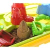 AZ  Import 23"Sandbox Castle 2-In-1 Sand And Water Table Beach Play Set For Kids - 2 of 4