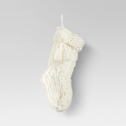 Solid Knit Stocking - Opalhouse™ - image 1 of 3
