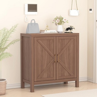 Sideboard Kitchen Storage Cabinet, Wooden Buffet Cabinet with Adjustable Shelves, Farmhouse Chest Credenza for Kitchen, Hallway, Entry, Living Room