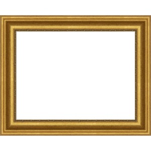 Amanti Art Parlor Gold Framed Magnetic Dry Erase Board - 1 of 4