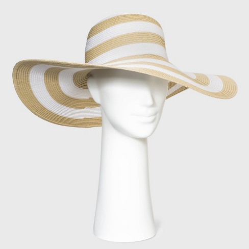 Packable Straw Floppy Hat - Shade & Shore™ White : Target