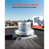 VEVOR Roof Exhaust Fan, Attic Vent Fan with High-Power Motor, 21 inch Fan Base Aluminum Alloy, Speed Control Adjustable Airflow 500/900 CFM, Silver - 3 of 4