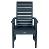 Weatherly Outdoor Dining Arm Chair - Federal Blue - highwood: Sturdy Patio Chairs, Fade & Water-Resistant - 3 of 4
