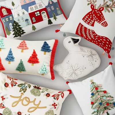 target christmas throw pillows