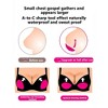TIME HOLLOW Thickened Bra Pads - Push-Up Triangle Sponge Pads For Swimwear - 3 of 3
