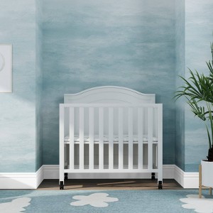 DaVinci Charlie Folding Portable 3-in-1 Mini Crib - White - 1 of 4