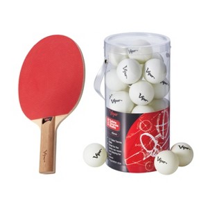 Viper Table Tennis Racket with 24 Table Tennis Balls - 1 of 3