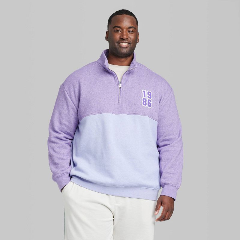 Men's Quarter Zip-Up Sweatshirt - Original Use™, 2 of 4