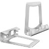 Mount-It! Vertical Laptop Stand - Aluminum Vertical Laptop Holder | 2 in 1 Laptop Riser for Desk | Vertical MacBook Stand for MacBook Air, MacBook Pro - 2 of 4