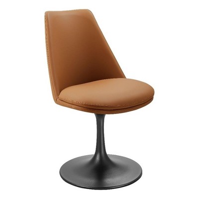 Modway Lippa Vegan Leather Swivel Dining Chair