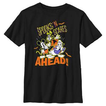 Boy's Mickey & Friends Spooks and Scares Ahead T-Shirt