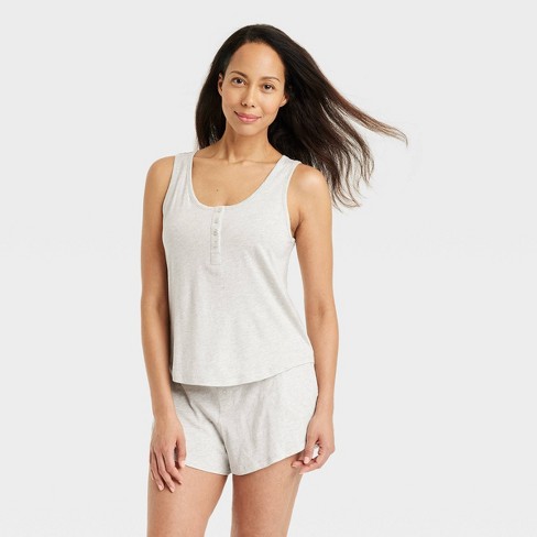 Women's Woven Shell Tank Top - A New Day™ White L : Target