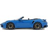 2020 Porsche 911 (992) Turbo S Cabriolet Blue 1/18 Model Car by GT Spirit - 4 of 4