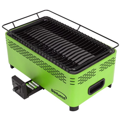 Brentwood Bbf-31g Non-stick Smokeless Portable Bbq, Green : Target