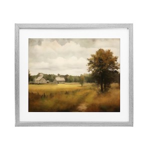 Stupell Industries Old Country Rural Blur Framed Print Under Glass Art - 1 of 4