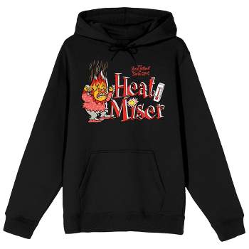 The Year Without Santa Claus Heat Miser Character Men's Black Graphic Hoodie