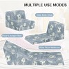 Hooseng Folding Sofa Bed Floor Mattress for Kids, Glow in Dark Kids Couch Fold Out, Toddler Futon Foldable Chair Bed, Convertible Toddler Floor Sofa - 4 of 4