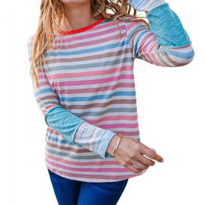 Women's RIB OUT SEAM TOP - Sugarfox