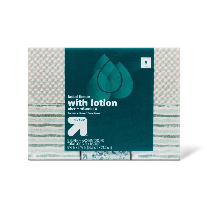 Facial Tissue with Lotion - up & up™, 1 of 5