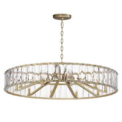 Maxim Lighting Odeon 10 - Light Chandelier in  Golden Silver